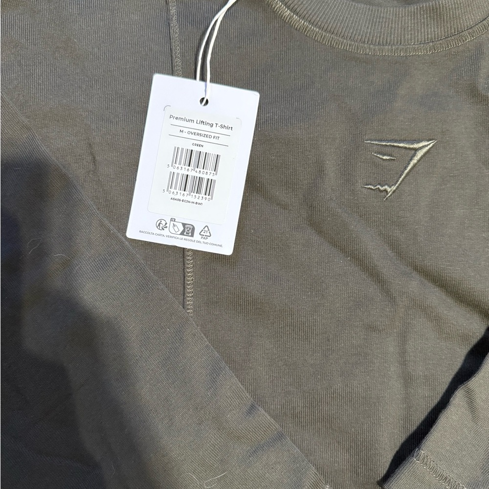 Gymshark Olive Green Short Sleeve Tee